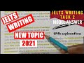 IELTS Writing 2021 - Task 8+ Band Score