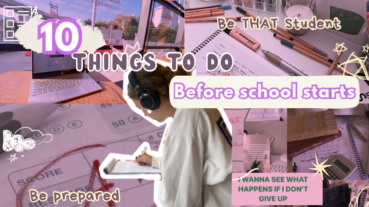 10 things to do before school starts | back to school 2023 - YouTube