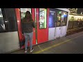 Netherlands, metro night ride from Amsterdam Zuid to Station RAI