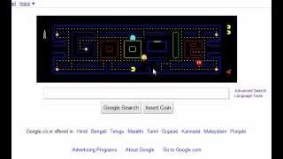 Google Pacman Doodle animation
