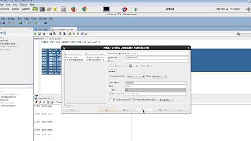 Connecting Jdeveloper to Oracle Database