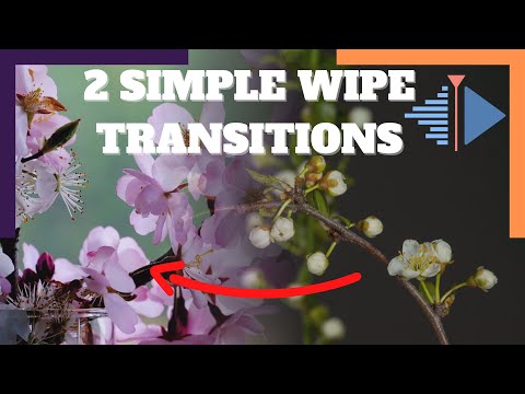 Creating two simple Wipe Transitions in Kdenlive