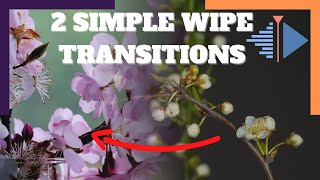 Creating two simple Wipe Transitions in Kdenlive