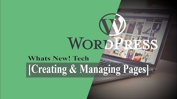 Topic013: How to Creating & Managing WordPress Pages?Complete Course In Urdu/Hindi With Practical.