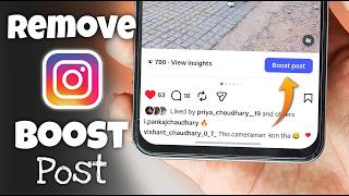 How to Remove Boost Post From Instagram (2026 Second Method)