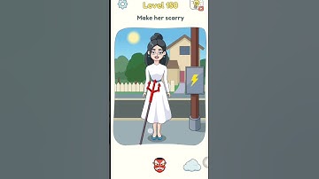 DOP 3 : Level 150 Make her scarry #walkthrough #solutions #shorts #dop3 #deleteonepart #funny #