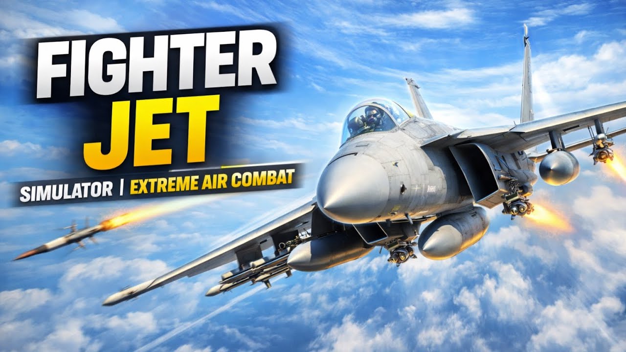 😱 Fighter Jet Simulator Gameplay | Air Combat Mission ✈️🔥