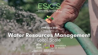 07 ESIC’s | Water Resources Management, local scale