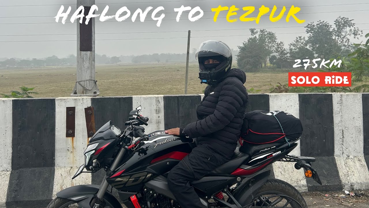 Haflong to Tezpur Solo Ride on Pulsar NS200 | Scenic Assam Road Trip 🔥