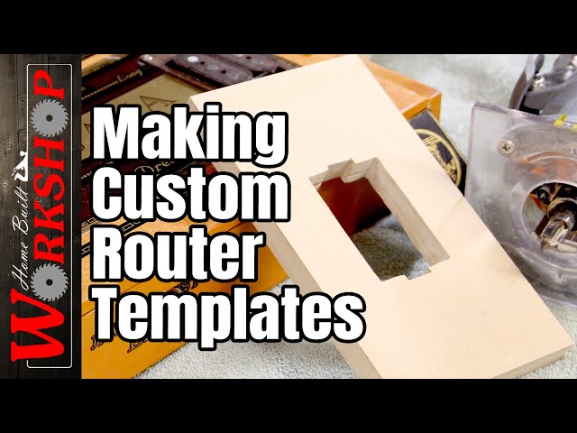 Making your own stencil to route  Router letter templates, Router