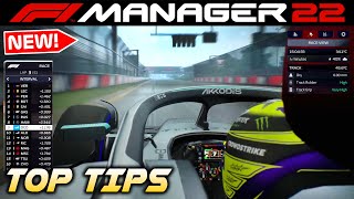 F1 Manager 2022 Game: TOP 6 TIPS FOR FIRST CAREER MODE SAVE!