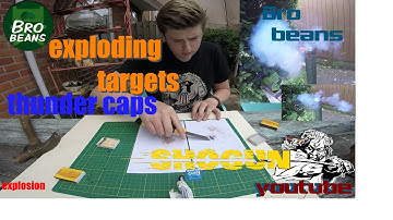 how to make - Exploding targets - (DIY) - Thunder caps - BROBEANS