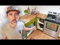 Building New Cabinets to Match the Old Ones: Kitchen Renovation