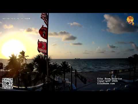 Elbo Room Sunrise Timelapse | Jul 10, 2026 at 05:15 AM | Sunrise to Golden Hour Fort Lauderdale