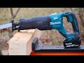 Makita DJR187 18V LXT brushless reciprocating saw work demo