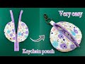 Very Easy ✅✅ Mini Keychain Pouch. How to make Keychain Pouch Sewting Tutorial.