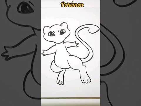 How To Draw Mew  Pokmon  Most Powerful Pokmon shorts anime