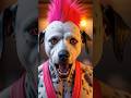 Pink Mohawk Dog Destroys Minecraft Watermelon #Funny #MartialArts #Shorts