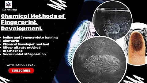 Chemical Methods for Fingerprint Development: Techniques & Applications