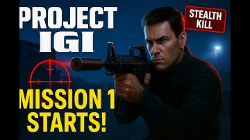 🔥 IGI 1 Mission 1 - Stealth Action Begins! (First Time Playing I