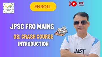 JPSC FRO – GS Paper Introduction Class by Pawan Sir | Today at 7 PM