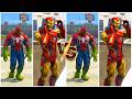 SUPERHERO MEGA BATTLE #74 Marvel vs DC Showdowns Venom VS Spiderman VS Ironman VS Hulk