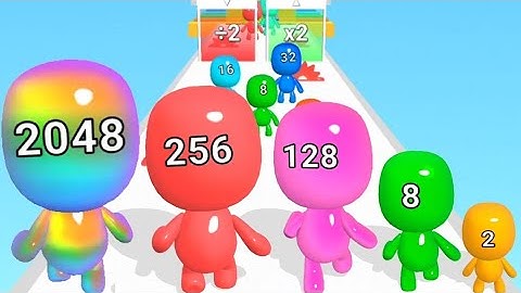 New Mobile Games Man Run 2048 Play 1000Tiktok Video Gameplay Walkthrough MaxLevels Update Top