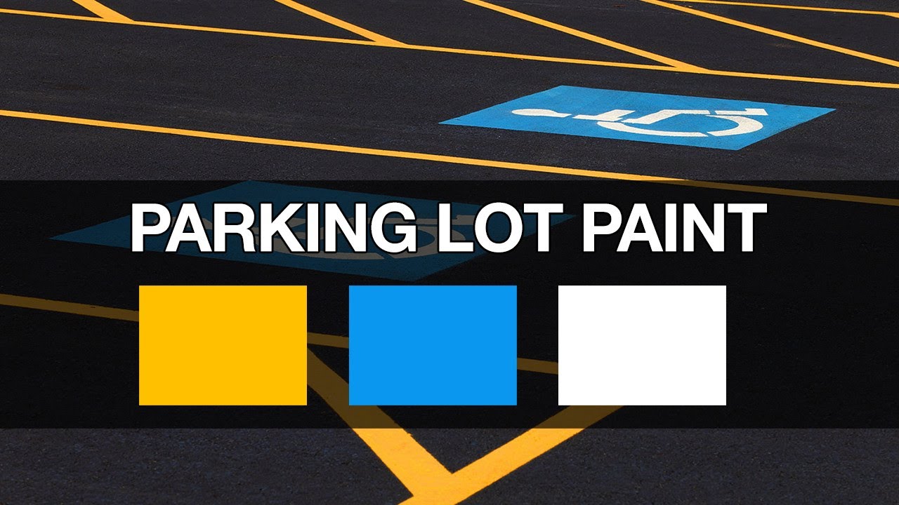 What Colour Should Parking Lot Lines Be?