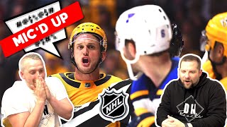 British Reactions to NHL Trash Talk / Angry Mic'd Up Moments (REACTION)