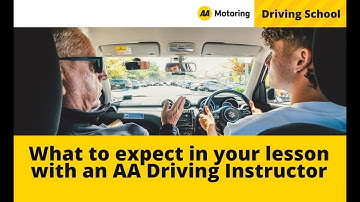 What to expect in your lesson with an AA Driving Instructor