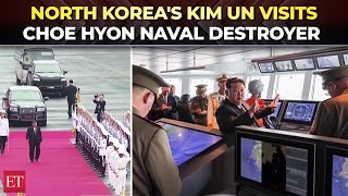 North Korea&#39;s Kim visits naval destroyer ahead of 80th founding anniversary of Workers’ Party