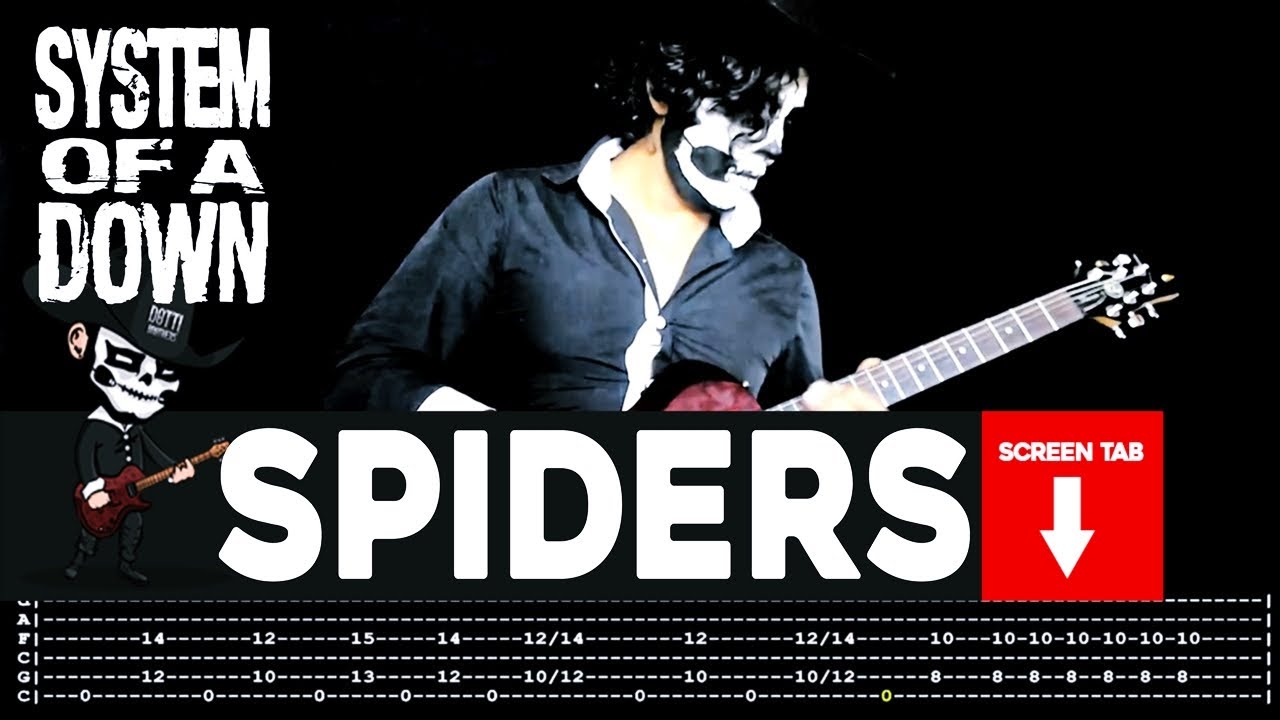 system of a down spiders guitar lesson 