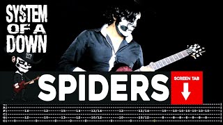 【SYSTEM OF A DOWN】[ Spiders ] cover by Masuka | LESSON | GUITAR TAB