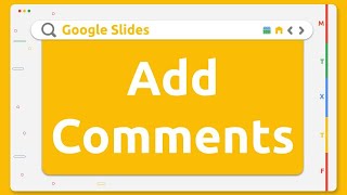 Google Slides - Add Comments