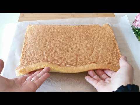LA RICETTA PERFETTA PER ROTOLIE E TRONCHETTI! PAN di Spagna soffice e leggero! semplice da fare!