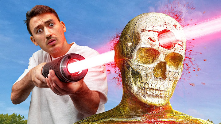 Can a laser really go through ANYTHING?