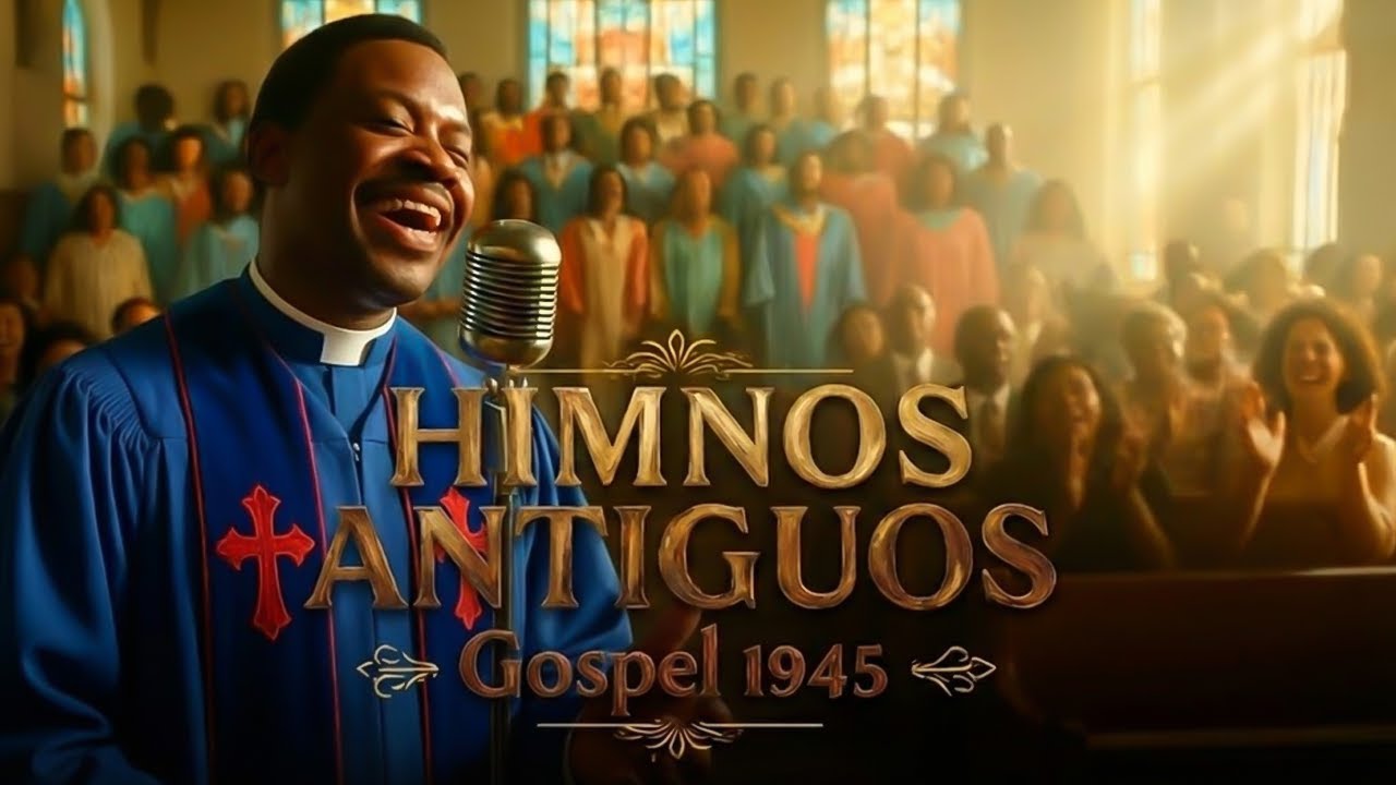Himnos Antiguos – Gospel 1945 | 30 minutos de Fe y Adoración ✝️🎶