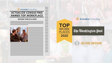Actualize Consulting Named Top Workplace 2020