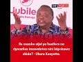 Ruto alimwambia sijui hustlers na dynasties imewaletea Nini, isipokuwa shida? - uhuru kenyatta