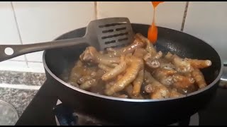 chicken feet adobo - bisaya style