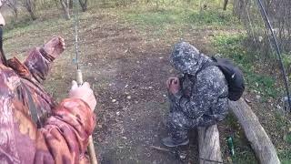 Окунь на отводной - октябрь 2018 - приманка (Larva)