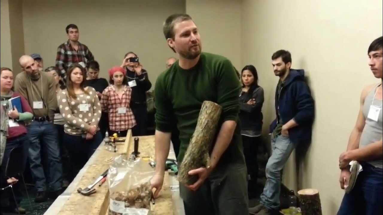 How to Inoculate Logs for Shiitake Mushrooms YouTube