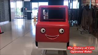 2010s Rideon Entertainment Coin Operated Car Kiddie Ride  Coles Little Red Car