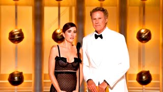 Will Ferrell \& Kristen Wiig Present Male Actor – Motion Picture Musical\/Comedy I 81st Golden Globes