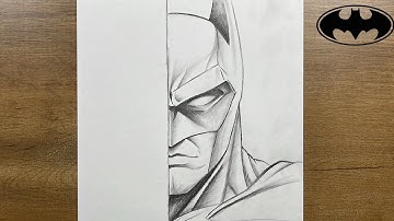 How to Draw Batman (The Dark Knight) | Realistic Pencil Drawing Tutorial
