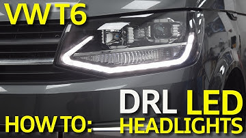 Hoe: VW Transporter T6 LED DRL-koplampen installeren
