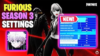 Furious Season 3 Settings