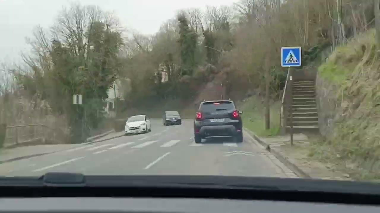 Dashcam France/Belgium: Driving from Sannois to Liège via Laon, Rocroi and Namur