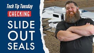 Check your slide out seals with bonus tip // Summerizing Your RV