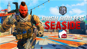 BEST BO4 SnD Rush Routes on SEASIDE! (Black Ops 4 Search and Destroy Tips)